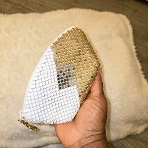 Chevron Beadlite Chain Mesh Wallet Purse